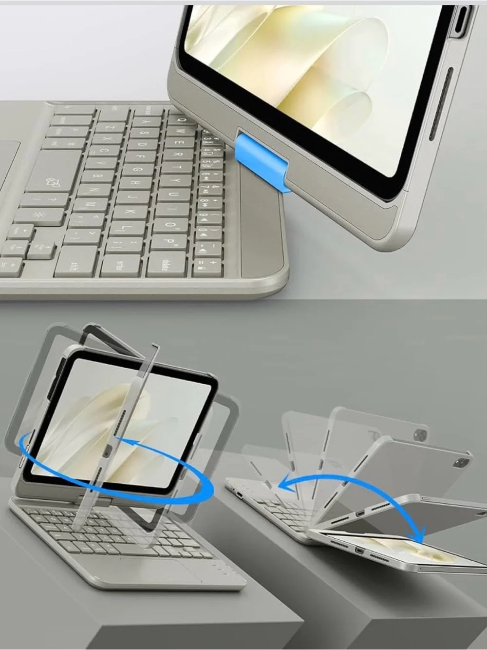 GreenLaw Keyboard Case for iPad mini 7(2024) & Mini 6 (2021) 8.3